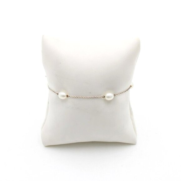 LIKE NEW!! Absolutely Stunning Elsa Peretti Pearl 7" Bracelet from - Picture 5 of 7